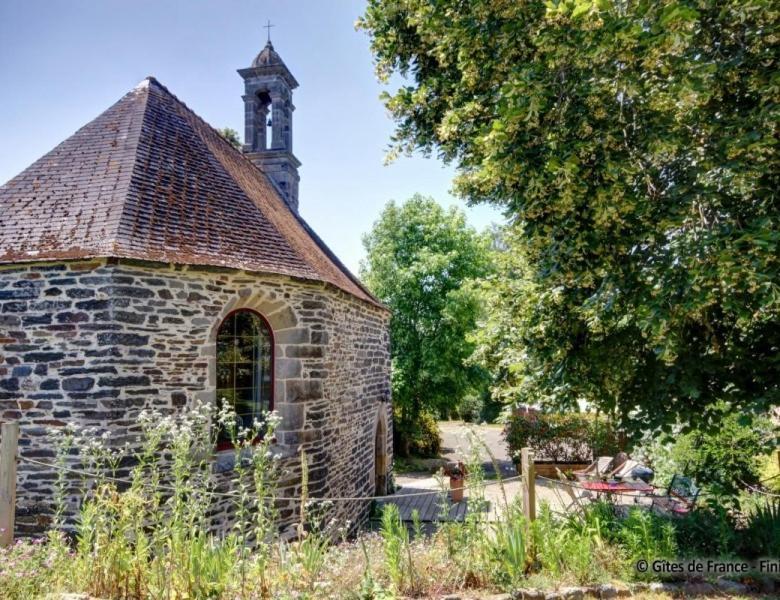 Villa Gite Atypique Dans Une Chapelle Briec Exterior foto